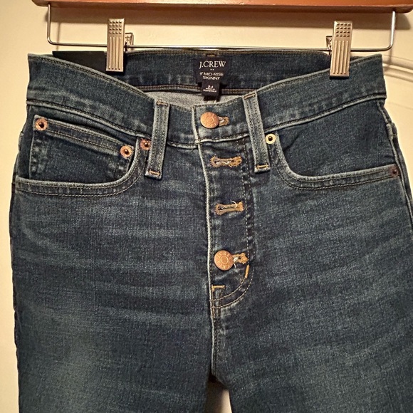 J.Crew Mid Rise Skinny Jeans NWT - Picture 3 of 4